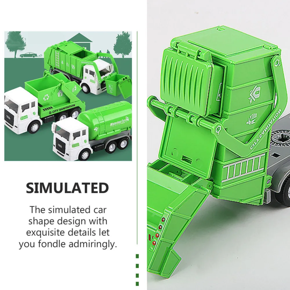 

3pcs Watering Car Recycling Car Kids Dump Car Car Model Toys