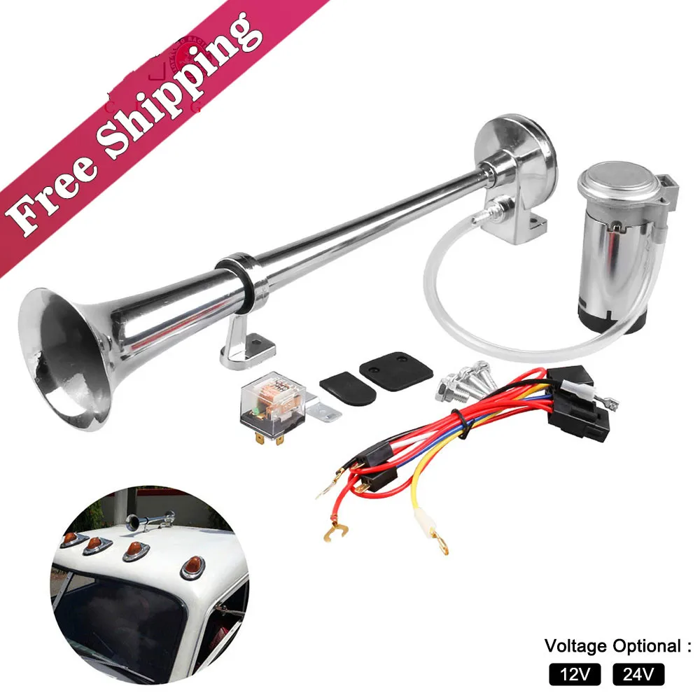 Автомобильный воздушный компрессор 150 дБ супер громкий 12 В/24 В одна труба