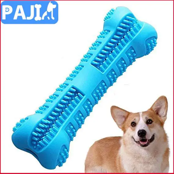 

Dog Toothbrush Toy Rubber Teeth Brushing Teeth Dental Cleaning Massage Toy Chew Interactive Toys Pubby Molar Toys Dog Supply