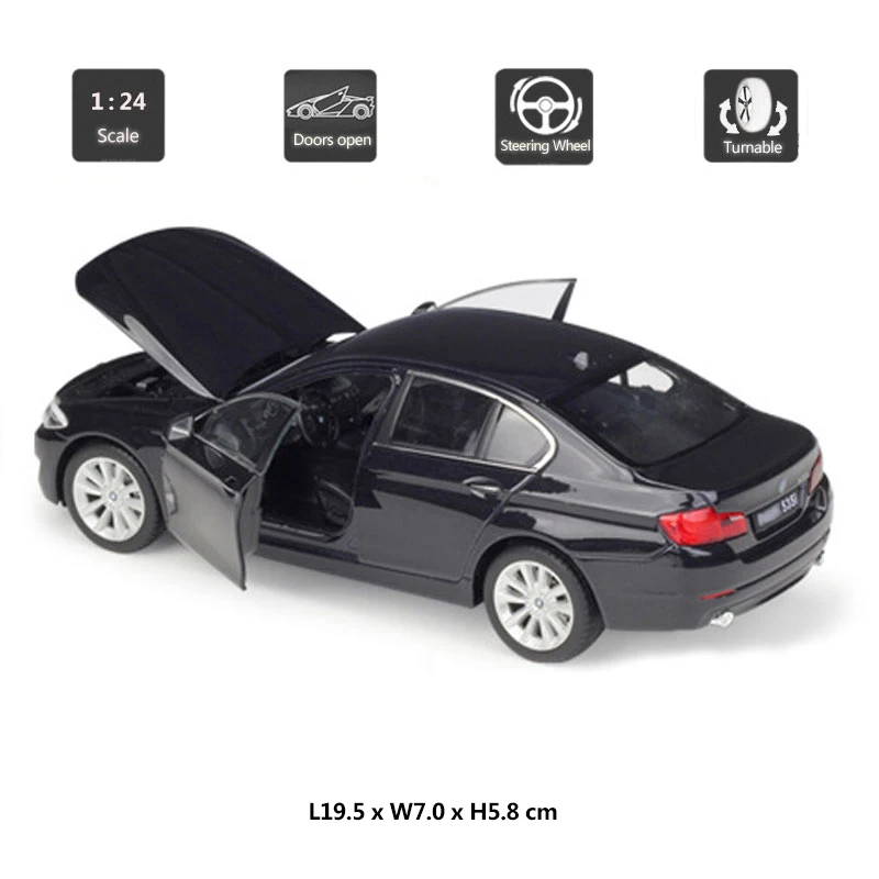 HOMMAT Welly 1:24 535i 5 серия автомобилей Seden модель автомобиля из металлического сплава