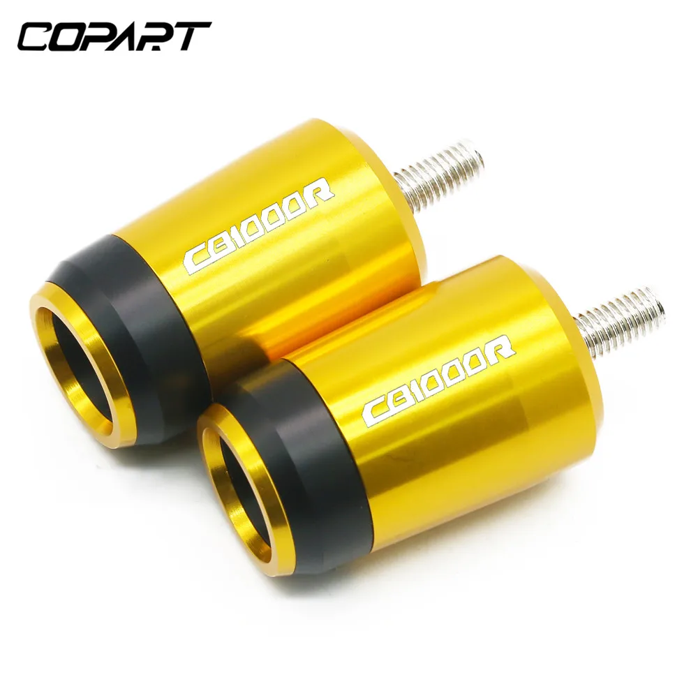 Gold 22 мм 7/" " Мотоцикл с ЧПУ Ручка для мотоцикла наконечники для ручки управления мотоциклом заглушки аксессуары для Honda CB1000R CB 1000R CB1000 R 2008 - Цвет: Gold
