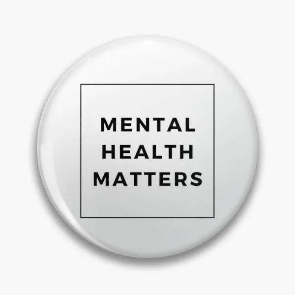 

Значок на булавке с мягкими пуговицами, на тему психического здоровья