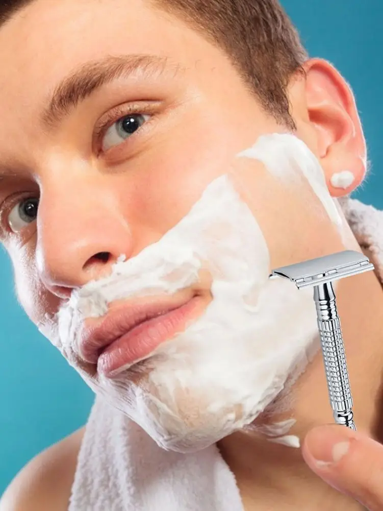 

Classic Safety Razor Double Edge Classic Mens Shaving Mild Razor For Men Women Shaving Face Razor Blades Shaving Machine Razor