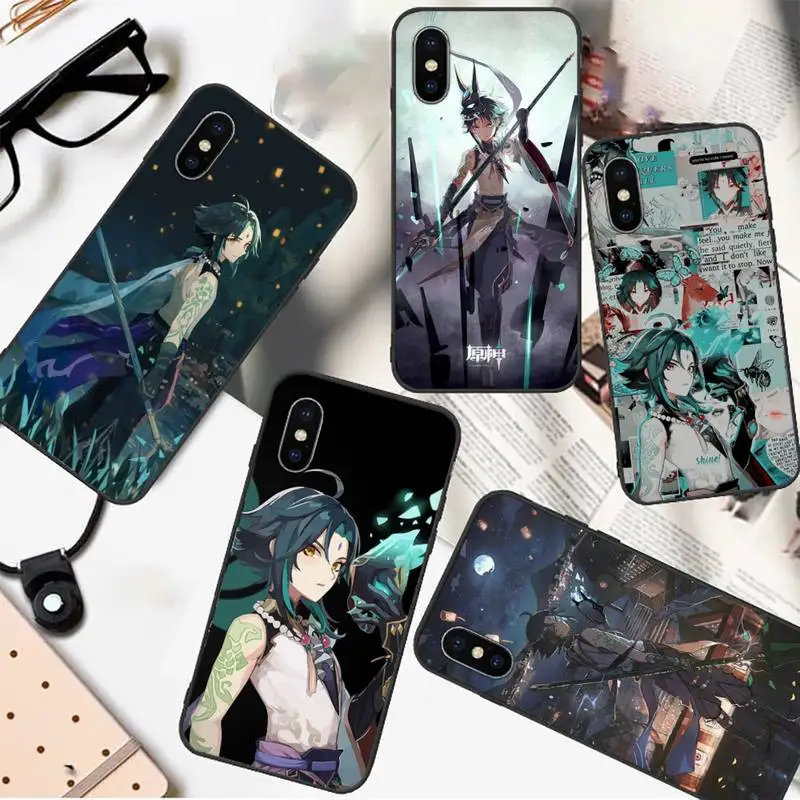 

Genshin Impact Xiao game Phone Case For iphone 12 11 13 7 8 6 s plus x xs xr pro max mini