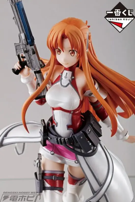Оригинальная Banpresto Yuuki Асуна фигурка игра проект 5th anniversary KUJI статуя с мечом искусство онлайн Fatal Bullet фигурка игрушка модель