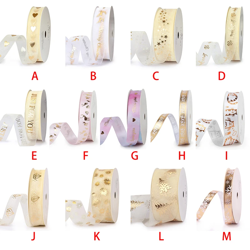 

Elegent Organza Ribbon Confession Bowknot Wedding Gauze Christmas Party Packaging Decoration Lace Crafts Ribbon