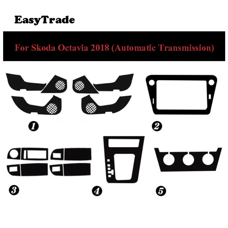 Наклейка на автомобиль из углеродного волокна с цветным рисунком набор наклеек