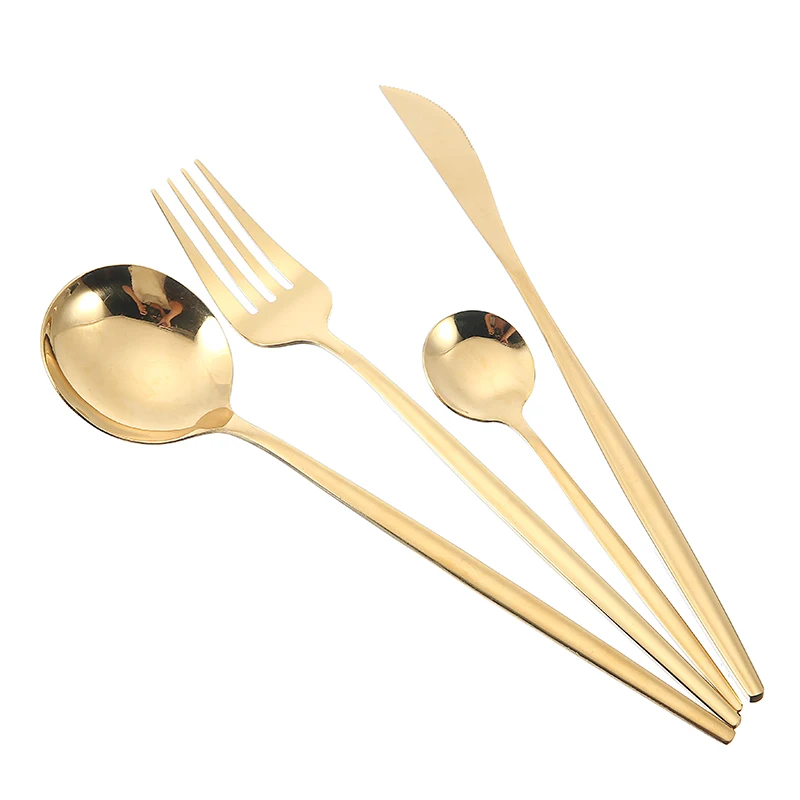 4 шт. Сталь набор посуды для товары дома кухни столовая ложка вилка столовые