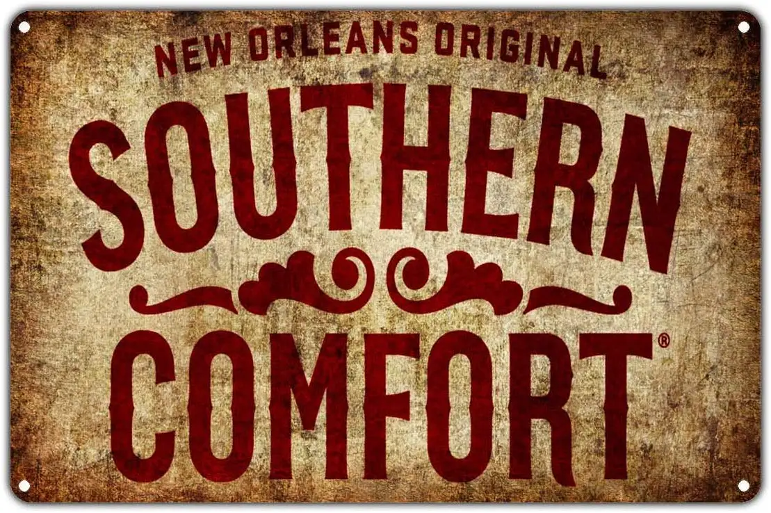 

New Orleans Original Southern Comfort 8x12 Vintage Tin Sign Wall Decor