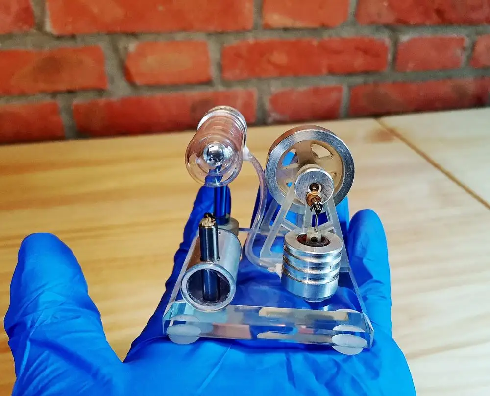 Генератор двигателя Стирлинга модель микрогенератора внешнего сгорания|engine