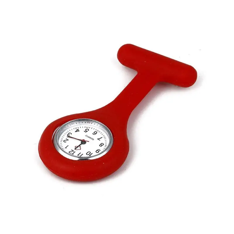 

Hot Sell Fashion Pocket Watches Silicone Nurse Watch Brooch Tunic Fob Watch With Free Battery Doctor reloj de bolsillo