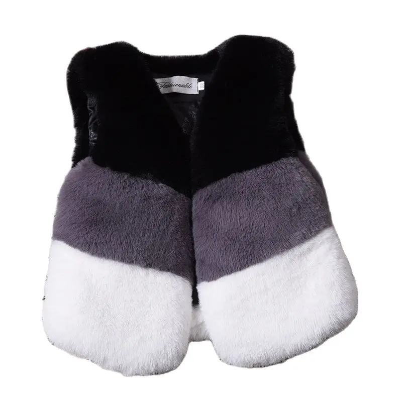 Новая модная одежда Winer пальто из искусственного меха детское пушистое для