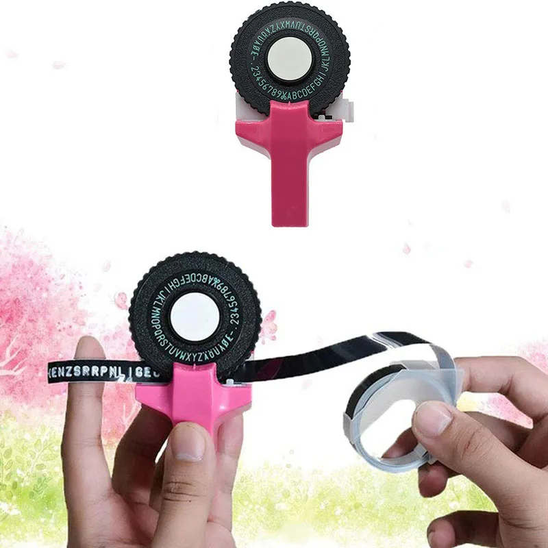 Ручная машина для тиснения этикеток принтер пишущей машинки заправка ленты