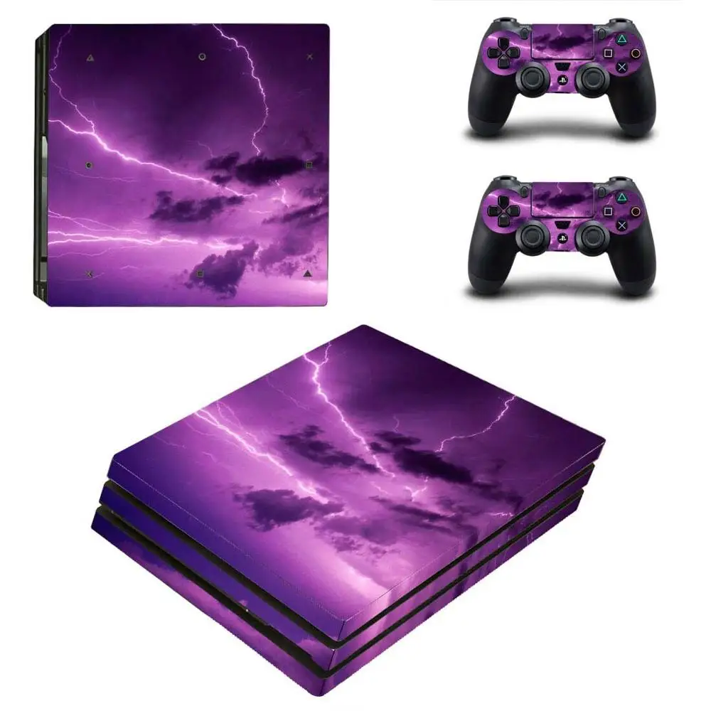 PS4 Pro lightning sticker s PS 4 Play station виниловые наклейки для playstation консоли и