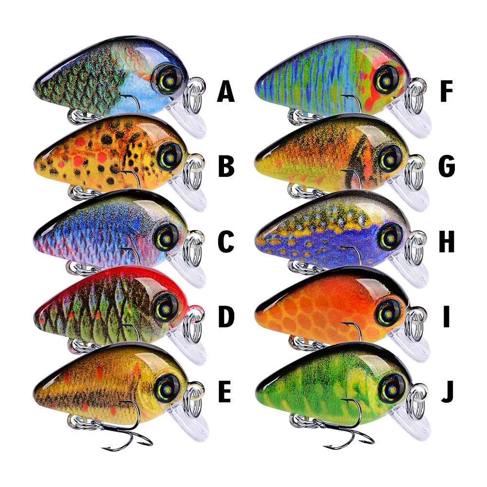 2 г рыбные воблеры маленькая Ослепительная жесткая рыболовная приманка 28 мм