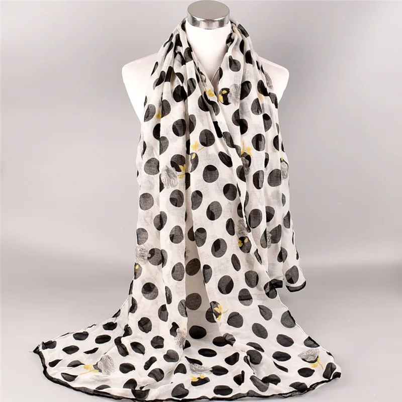 Шарф женский роскошный блестящий белый темно-синий мягкий с желтой бронзовой