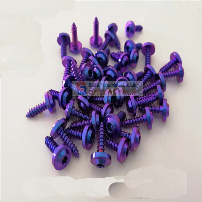 2 шт. M5 Титан сплав Torx винты ремень pad sharp хвост self нарезные TC4 T25|Винты| |