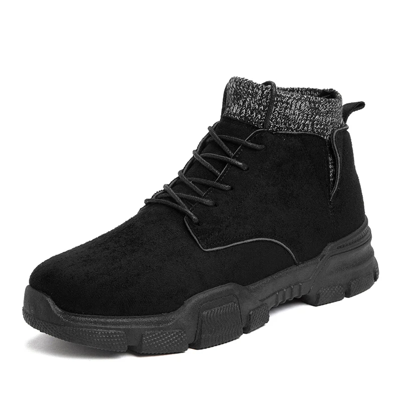 Мужская обувь высокого качества; дышащая обувь; zapatos hombre; цвет коричневый; ; мужские ботинки больших размеров; Водонепроницаемая осенне-зимняя Уличная обувь