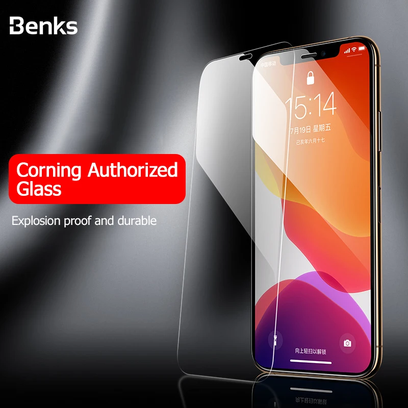 Benks Corning Glass CKR 9H изогнутое полноэкранное защитное закаленное стекло для iPhone 7 8 Plus 11