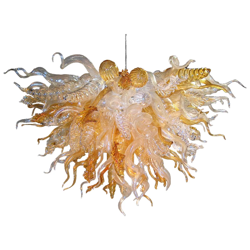 

GIRBAN 2020 Glass LED Chandedier Lighting Fixtures New Blown Art Decor Lamp Indoor Lighting Chandeliers for Dining Room
