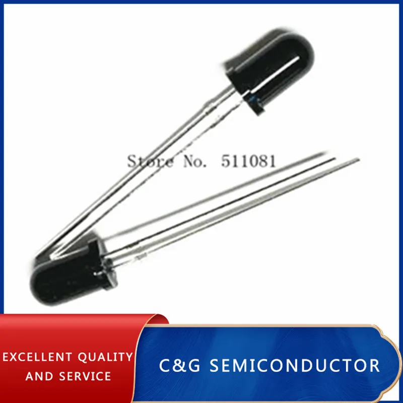 Инфракрасный приемник 100 шт. 5 мм инфракрасный транзистор 940NM | Электронные