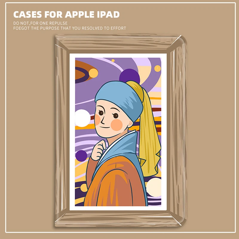 

Чехол-накладка для Ipad Mini 4, Ipad 6 поколения, с рисунком маслом