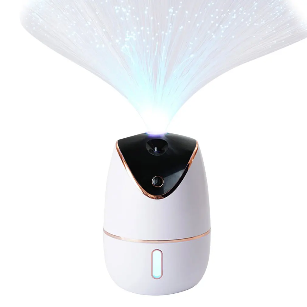 

LED Fiber Optic Flower Light Colorful Atmosphere Light Gypsophila Humidifier Suitable For Bedroom Desktop Travel USB Plug