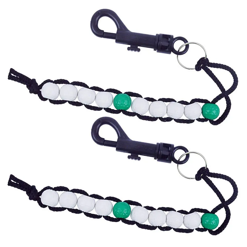 Lotusflower 1 шт. бусины для мяча гольфа счетчик очков цепь игры в гольф с зажимом