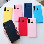 Силиконовый чехол карамельных цветов для телефона Huawei P30 Lite P40 Pro P20 Lite P40 lite E P Smart Z Y5 Y6 Y7 Y9 2019, Матовая Мягкая задняя крышка