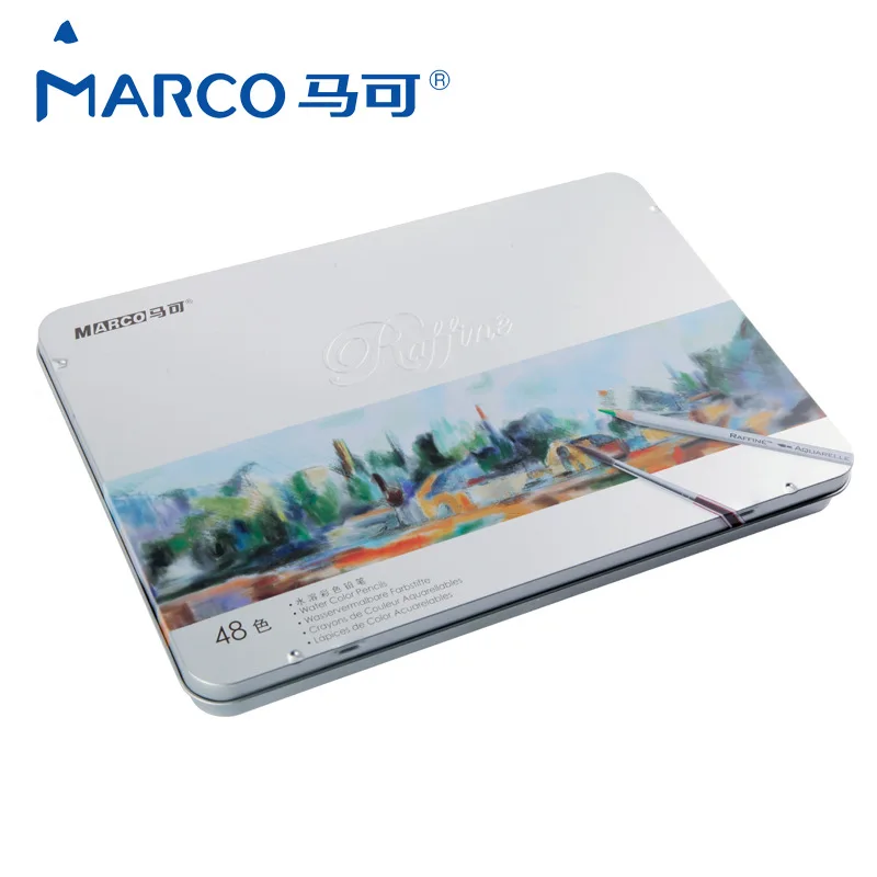 Набор цветных карандашей MARCO 7120 железная коробка цветные карандаши для рисования
