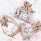 1 шт., карман из органзы на шнурке с окошком