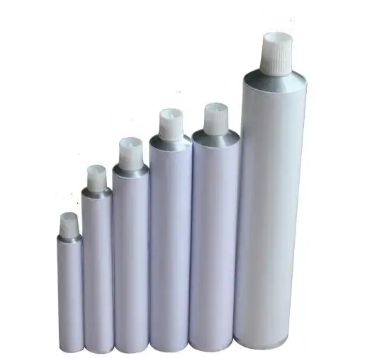 100 шт./лот пустые алюминиевые тюбики для зубной пасты с игольчатым колпачком