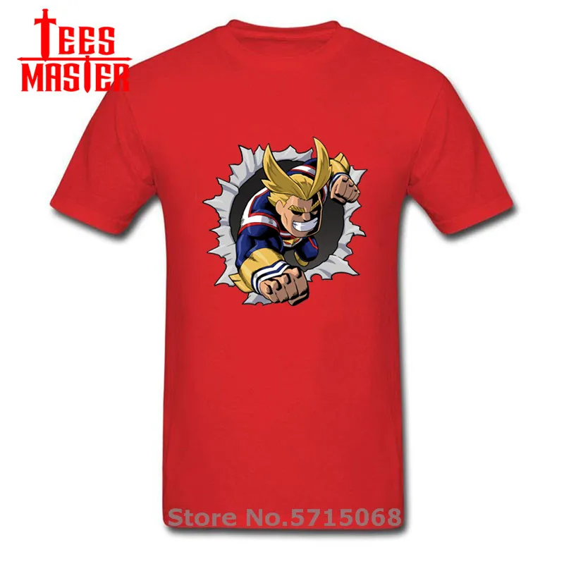 Новая летняя мужская футболка Supersoldier I am the Symbol of Peace All might футболки с короткими