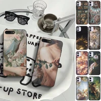great art aesthetic phone case fundas shell cover for huawei p10 p20 p30 p40 mate 30 40 lite pro
