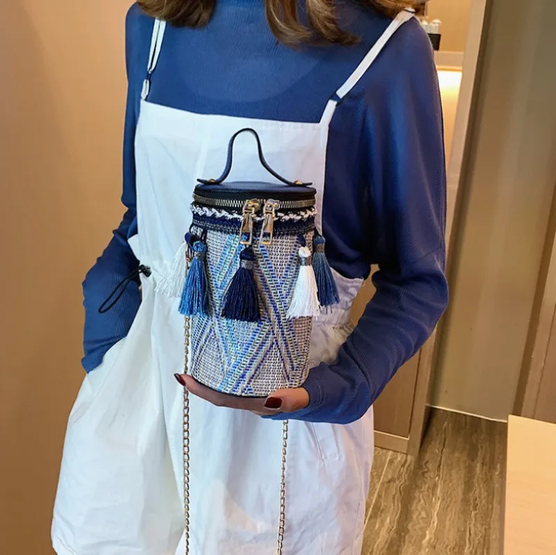 Женские сумки с кисточками для девочек Новинка лета-осени 2019 сумка-мессенджер в