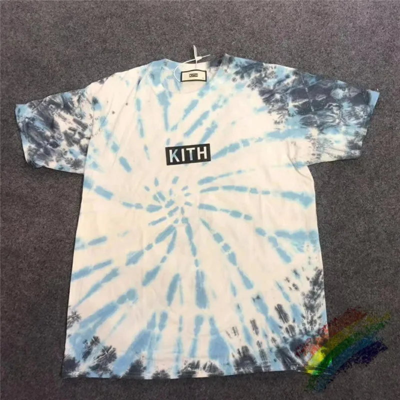 KITH футболка с крашеным галстуком высокое качество 19FW мужские и женские