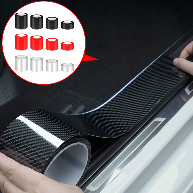

Car Door Sill Protector Multifunction Nano Sticker Car Door Protect Scratchproof Car Stickers Tape Auto Bumper Strip Accessories