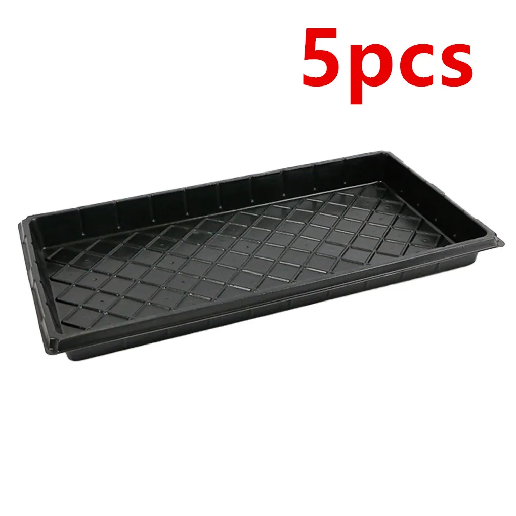 Flat plate No hole Высокое качество рассады овощей суккулент ростки плоская пластина не пористый лес утолщение посадки поднос - Цвет: Flat plate No hole