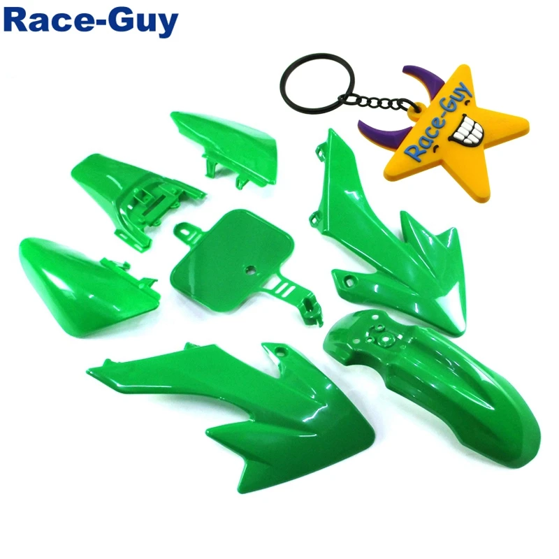 Зеленый пластиковый корпус обтекателя комплекты для 50cc 70cc 90cc 110cc 125cc 140cc 150cc 160cc