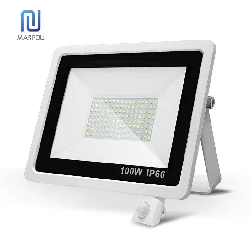 Светодиодный прожектор с пассивным ИК датчиком движения Водонепроницаемый