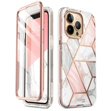 I-BLASON For iPhone 13 Pro Max Case 6.7 inch (2021) Cosmo Slim Full-Body Stylish Protective Case with Built-in Screen Protector