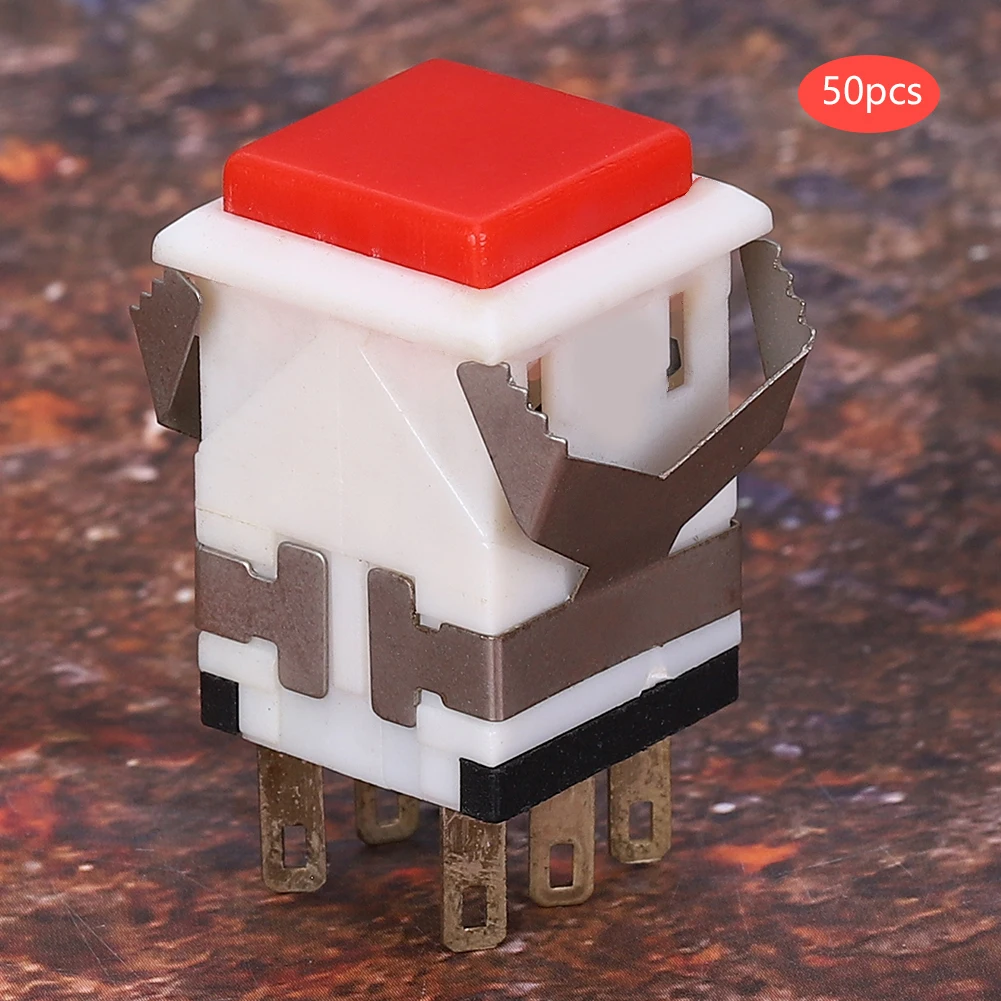 50 шт. 6 контактный самоблокирующийся кнопочный переключатель прецизионный