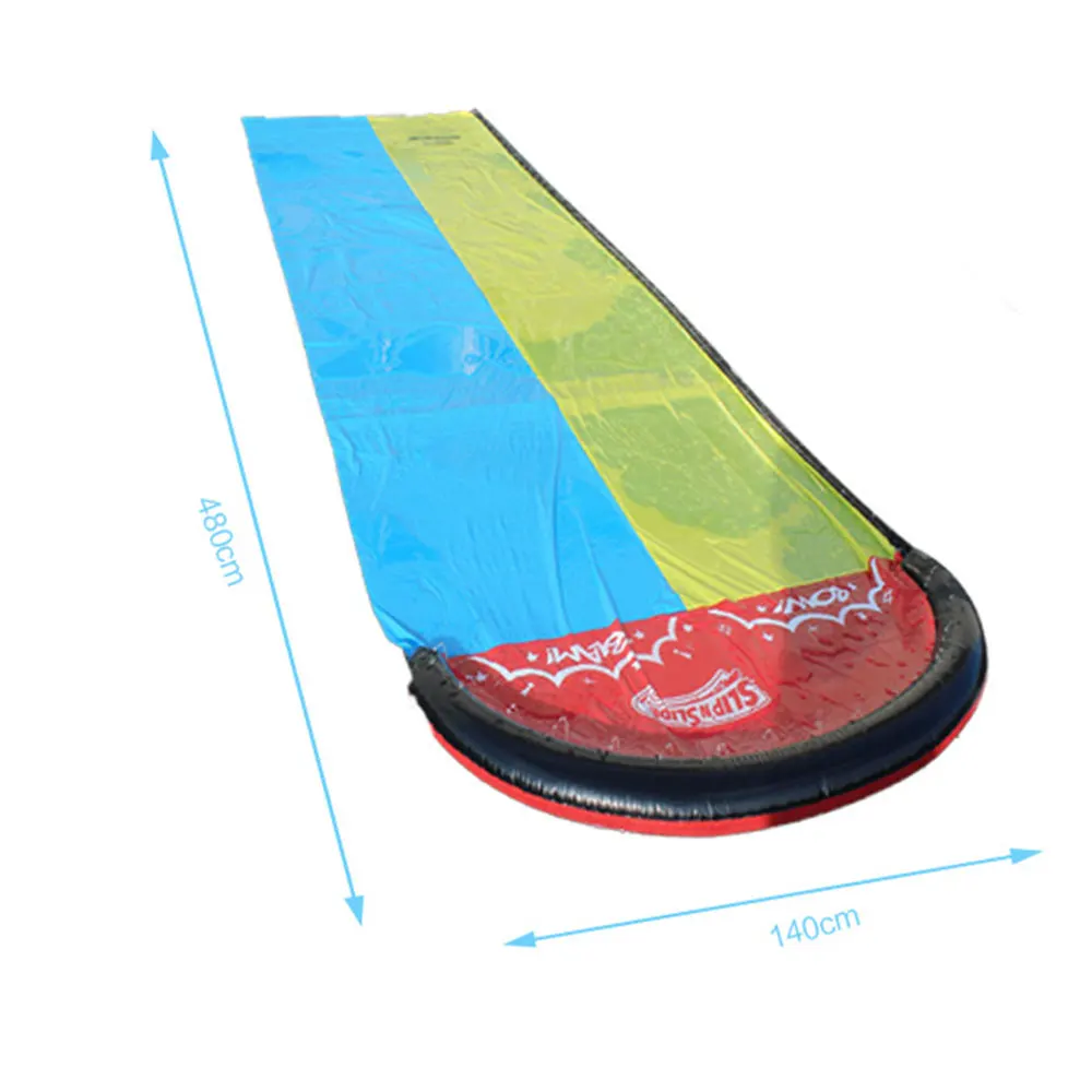 Двойная водная горка для серфинга на земле надувной игровой центр детей летний