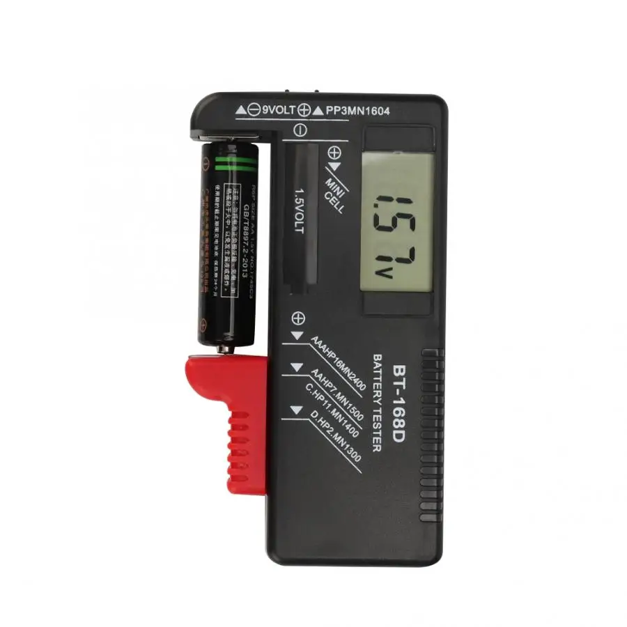 Портативный цифровой тестер аккумуляторов 1 5 В/9 В аквариумные аксессуары