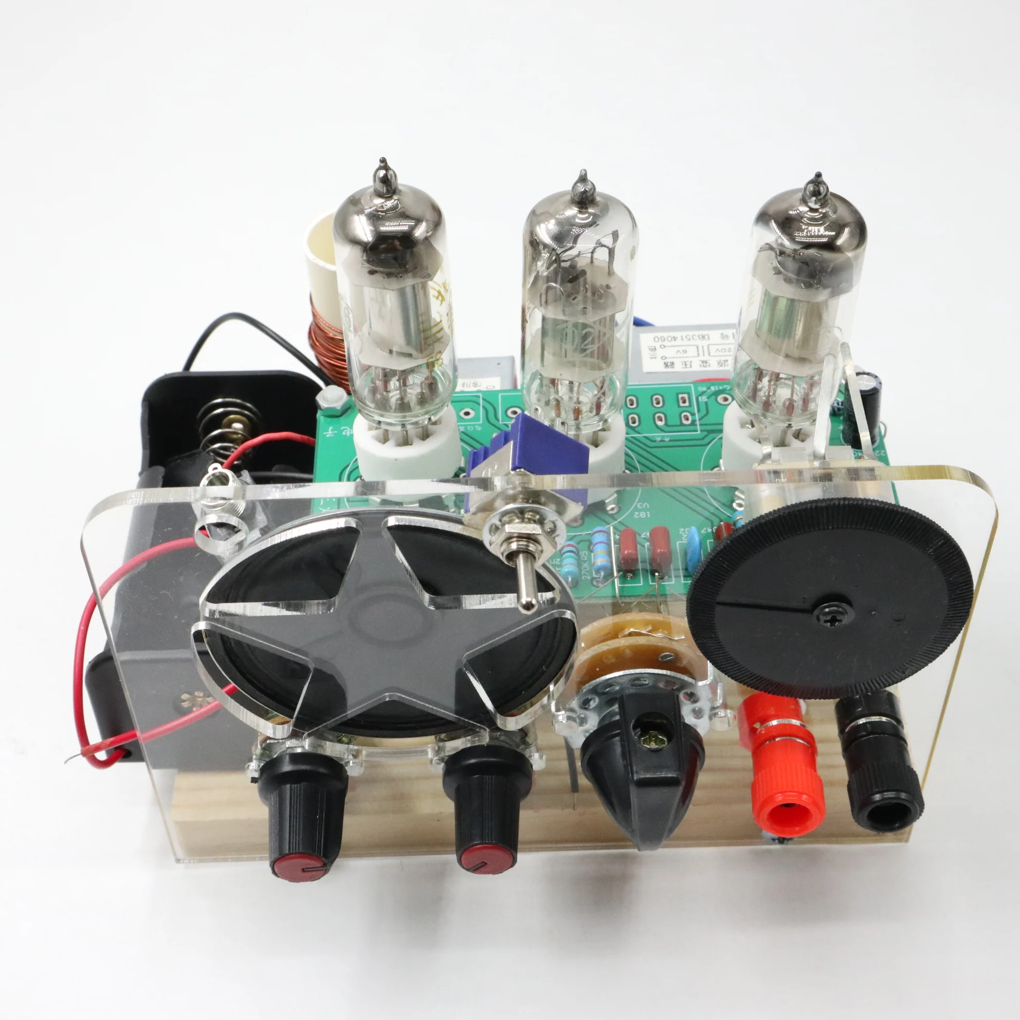 Полнофункциональный AM-радиоприемник пять волн трехламповый трубчатый короткий