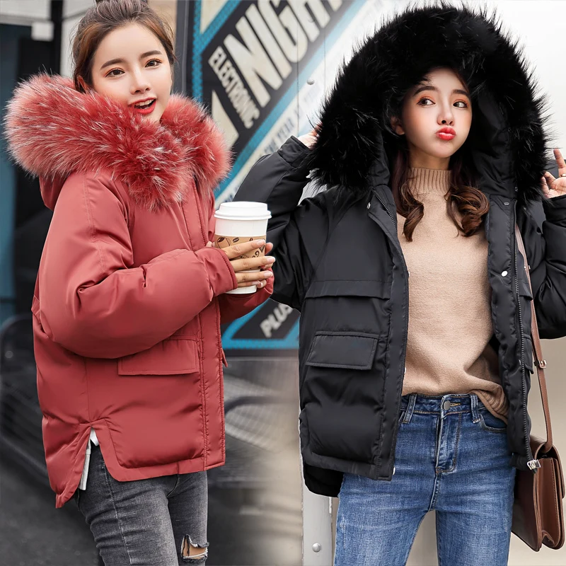 

New Winter Jacket For Women Ko-rean Style Coat Fashion Female Down Jacket Women Parkas Casual Jackets Parka Wadded