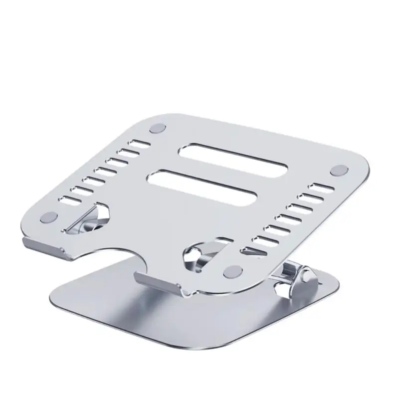 

Aluminum Alloy Adjustable Laptop Stand Foldable And Easy To Carry Silicone Pad Non-slip Laptop Desktop Stand 2021 New