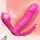 Фаллоимитатор 3 в 1 Женский, беспроводной, вибратор в трусики, для сосания точки G, клитора, нагрева, вагинального, анального, оргазма
