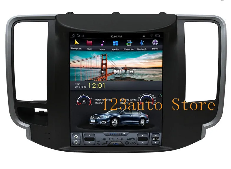 10 4 дюймов Вертикальный стиль Тесла Android 9 0 автомобильный без DVD GPS-навигатор плеер