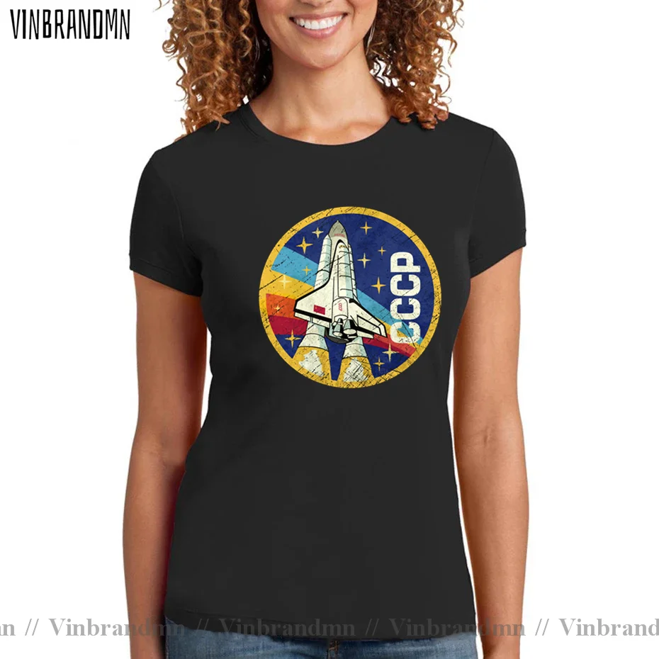 3D забавная рубашка СССР, Повседневная футболка, женская футболка 2021, Советский Союз, космос, футболка, топ, футболка, ракетка, шаттл, эмблема